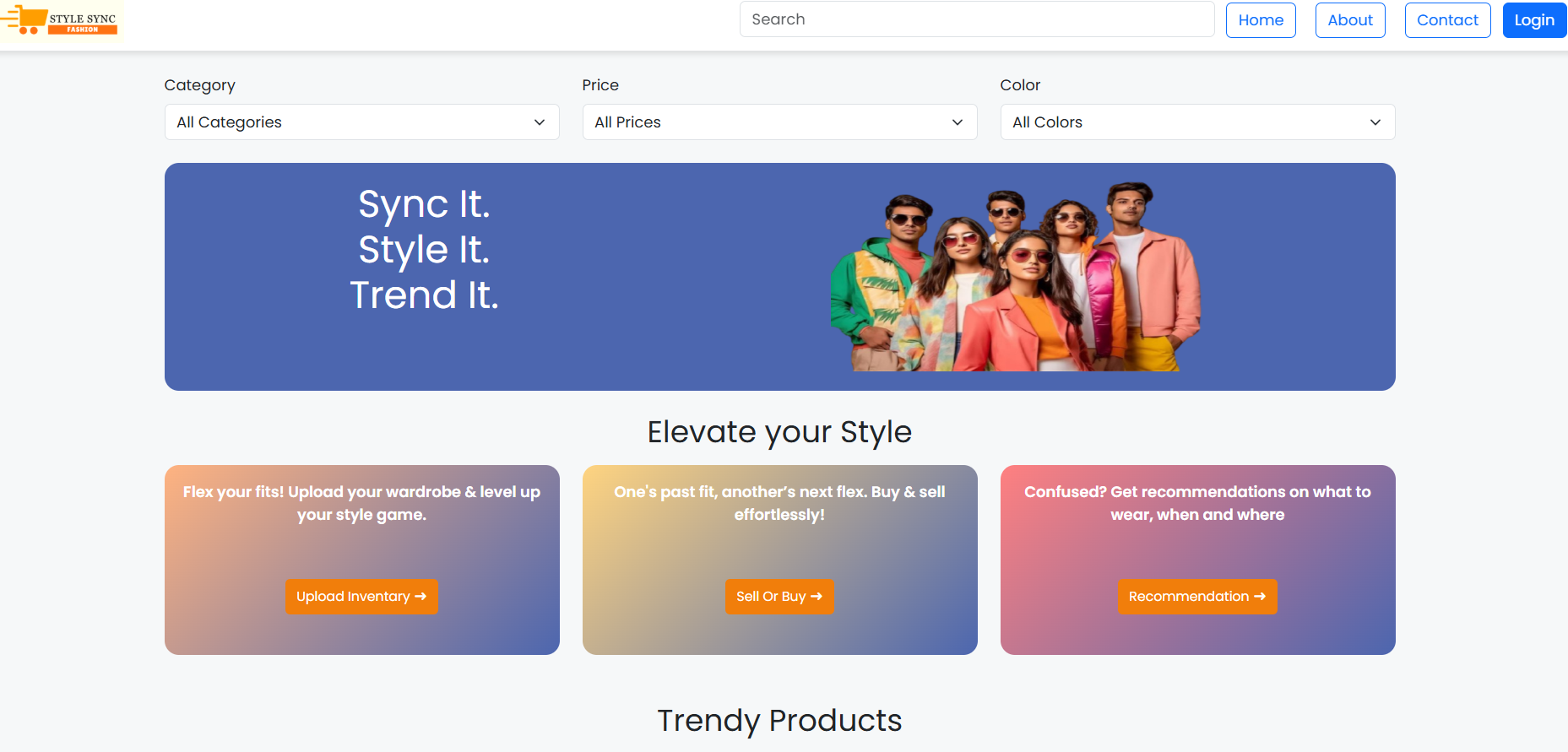StyleSync project preview